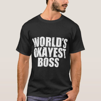 Camiseta mais engraçada do mundo do chefe