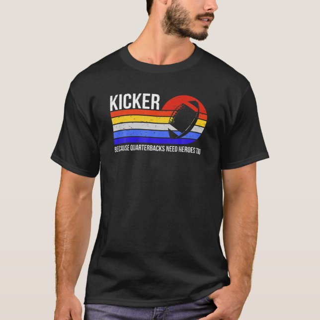 Camiseta Mais Engraçado Porque Quarterbacks Precisam De Her (Frente)