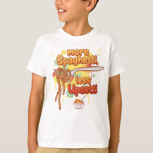 Camiseta Mais Espaghetti Menos Upsetti - Comida Engraçada D