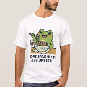 Camiseta Mais Espaguete, Menos Desânimo – Humor Divertido d