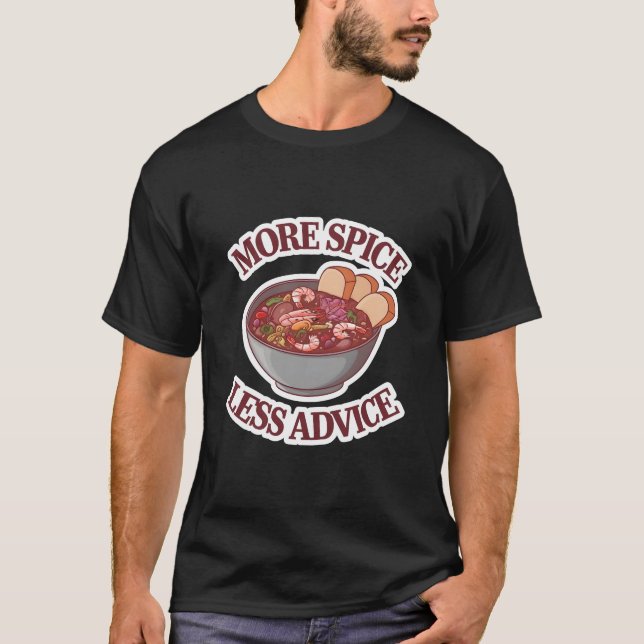 Camiseta Mais Especiarias Menos Conselho (Frente)