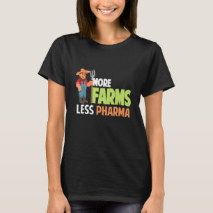 Camiseta Mais Fazendas Menos Chapéu Farmante De Farma E Far