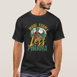 Camiseta Mais Fazendas Menos Farma para Agricultores