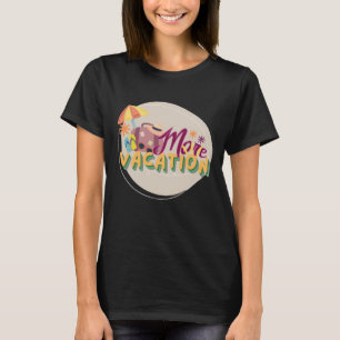 Camiseta mais férias