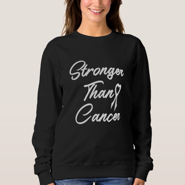 Camiseta Mais Forte Do Que Cancer, Cancer T-Shirt, Sobreviv (Frente)