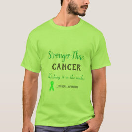 Camiseta mais forte do que o tshirt do cancer