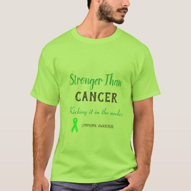 Camiseta mais forte do que o tshirt do cancer (Frente)