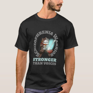 Camiseta Mais forte do que o Voz do Guerreiro Schizophrenia