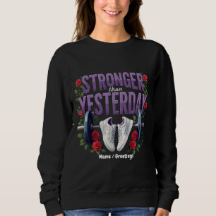 Camiseta Mais Forte do que Ontem – Motivação, Fitness
