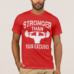Camiseta Mais Forte do que suas Desculpas