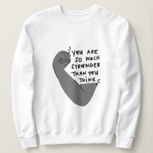 Camiseta Mais Forte Do Que Você Pensa – Tipografia de Empod