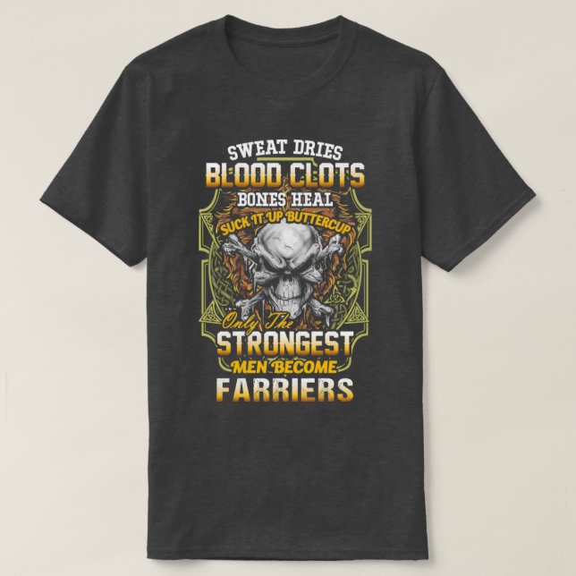 Camiseta Mais Forte Farrier T (Frente do Design)