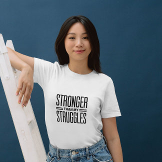 Camiseta Mais forte que as minhas lutas