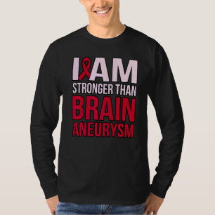 Camiseta Mais Forte Que O Aneurismo Cerebral Sensibilização