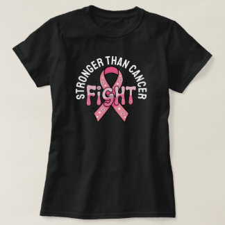 Camiseta Mais Forte que o Cancer