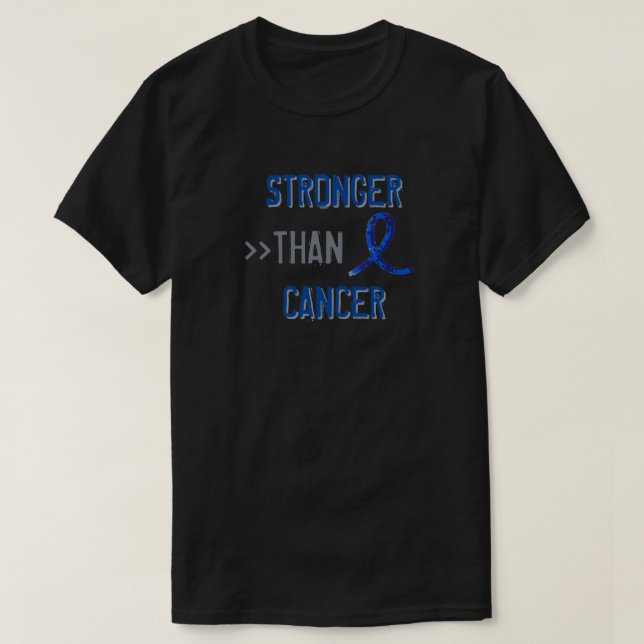 Camiseta Mais Forte que o Cancer (Frente do Design)