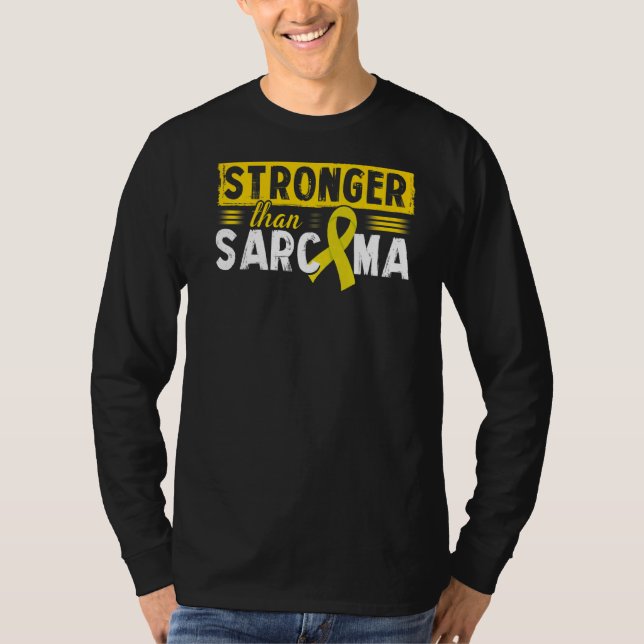 Camiseta Mais Forte Que Sarcoma Sarcoma Sobrevivente (Frente)