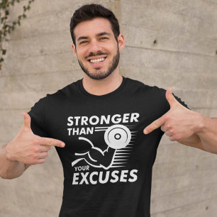 Camiseta Mais Forte Que Suas desculpas