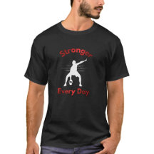 Camiseta Mais Forte Todos os Dias – Motivação para