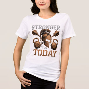 Camiseta Mais Forte Vs Hoje Supere a Si Mesmo