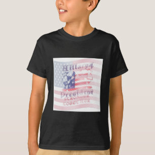 Camiseta Mais fortes juntos EUA Hillary 4 Presidente Americ