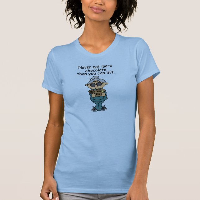 Camiseta Mais Humor de Chocolate (Frente)