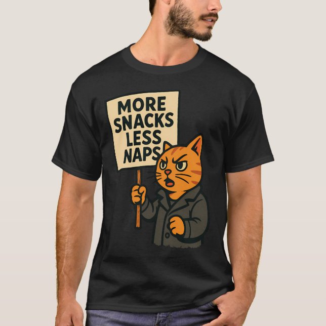 Camiseta Mais Lanches Menos Sonecas (Frente)