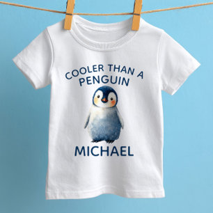 Camiseta Mais Legal que um Pinguim Animal Ártico Fofo com N
