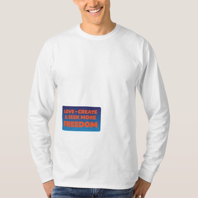 Camiseta Mais Liberdade Retro (Frente)