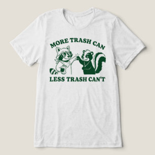 Camiseta Mais Lixeira Menos Lixo Guaxinim Gambá