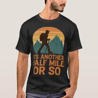 Camiseta Mais Meia Milha Mochileiro Trilha Montanhismo