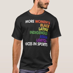 Camiseta Mais Mulheres Indígenas Latinx Negro Lgbtq Asiátic