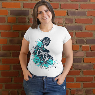 Camiseta Mais o tamanho do Tee ProLife das Mulheres