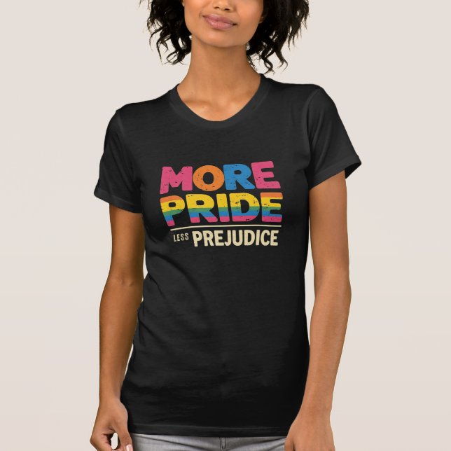 Camiseta Mais Orgulho Menos Preconceito Mulheres (Frente)