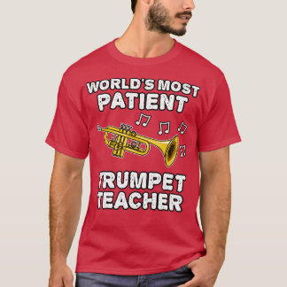 Camiseta Mais Paciente Trumpet Teacher Funn