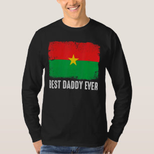 Camiseta Mais Pai do Sinalizador Burkina Faso - Perturbado 
