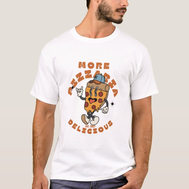 Camiseta Mais pizza (Frente)