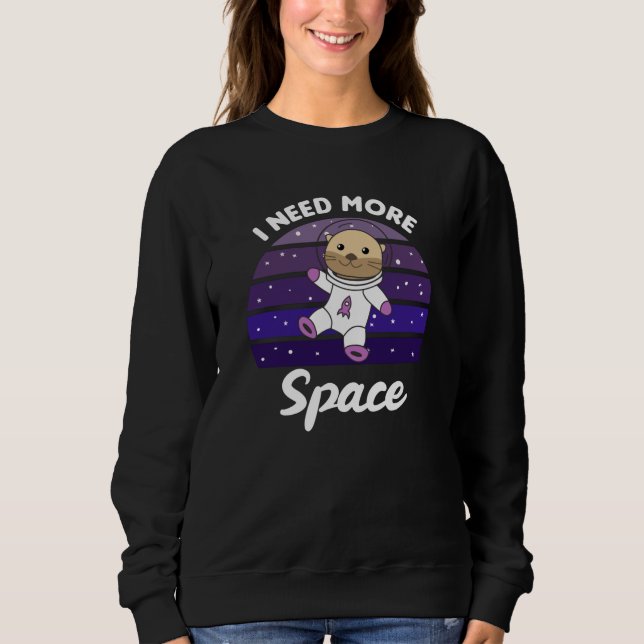 Camiseta Mais Preciso De Mais Espaço No Espaço Em Balões (Frente)
