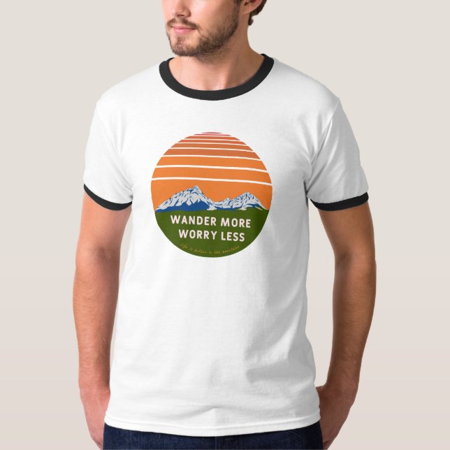 Camiseta Mais Preocupações menos (Frente)