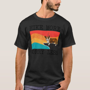 Camiseta Mais Preocupada Menos Cardigan Welsh Corgi Graphic