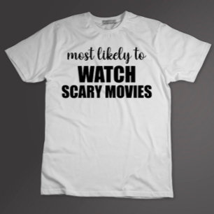 Camiseta Mais Propenso a Assistir Filmes na TV a Cabo Funny