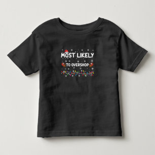 Camiseta Mais Propenso a Comprar Demais na Compra de Natal