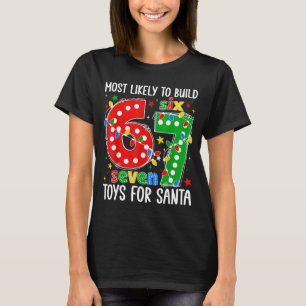 Camiseta Mais Propenso a Construir 67 Brinquedos Para o Pap