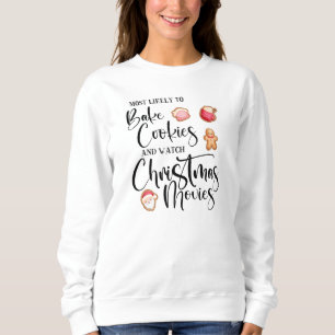 Camiseta Mais propenso a cookies Assares assistindo filmes 