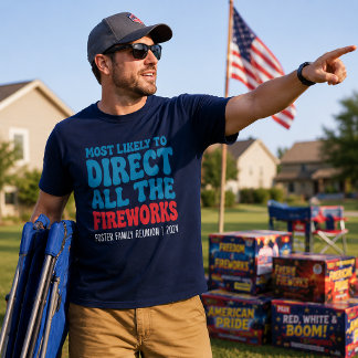 Camiseta Mais Propenso a Dirigir Todos os Fogos de Artifíci