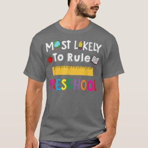 Camiseta Mais propenso a governar o professor de pré-escola