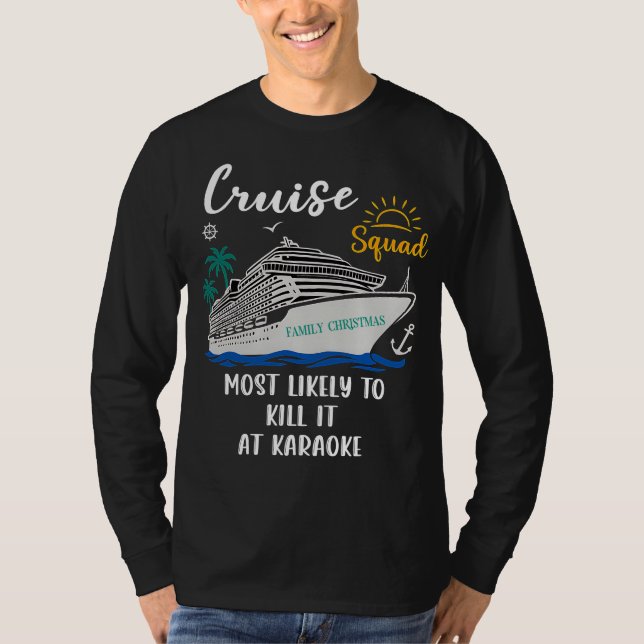 Camiseta Mais Propenso a Matar na Karaoke (Frente)