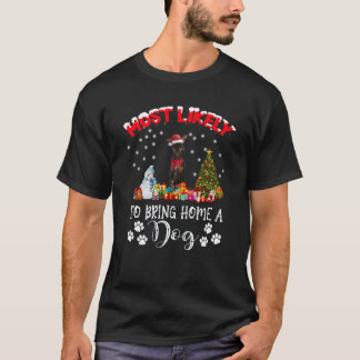 Camiseta Mais propenso a trazer para casa um cão-macho mini