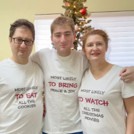 Camiseta Mais propenso a trazer paz e alegria ao partido da