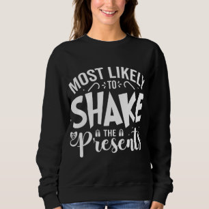 Camiseta Mais Provável A Mães Familiares De Humor De Natal 